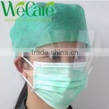 Disposable Anti-fog nonwoven face mask with shield