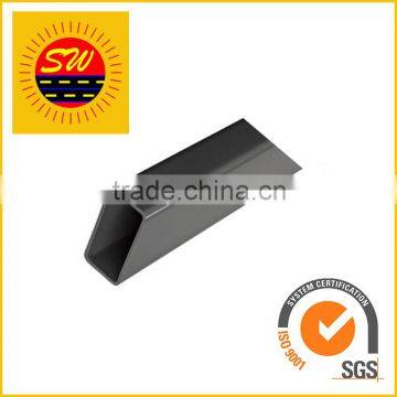 Gray PVC Hollow Rectangular tube