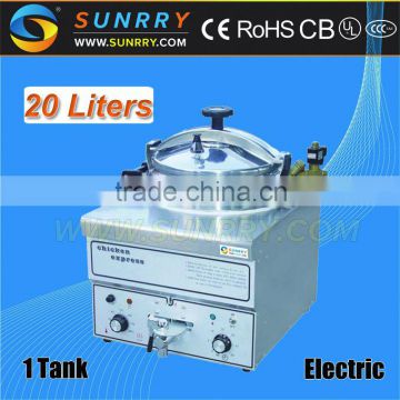 new product stainless steel dish and chips industrial and commercial 22L electric pressure deep fryer