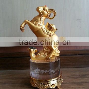 The Gold Goat For Chinese New Year Gift