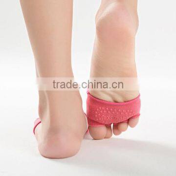Half Invisible Sock Toe Fish Mouth Half-finger Mitts Yoga Socks photo-3