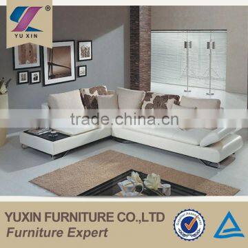 German modern living room cow leather sofa