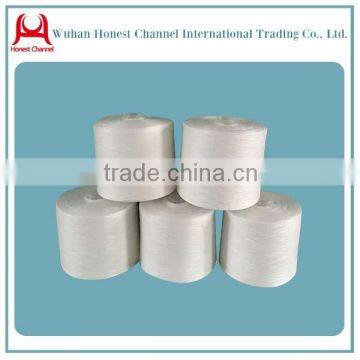 60/3 high strength raw white polyester sewing thread