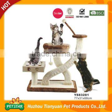 Eco-safe VIP Pet Carpet cat tree Cat Furniture Cat Toy-YS83282                        
                                                Quality Choice