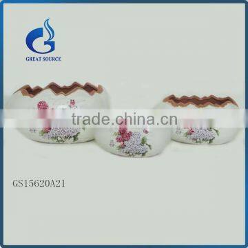 Easter Egg Shape Hot Sale Ceramic Flower Pots photo-3