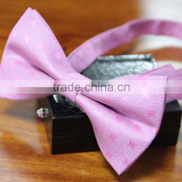 factory wholesale new spring 100% silk woven bow tie JB60306