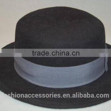 New products 100% wool felt pillbox bucket hat on China market