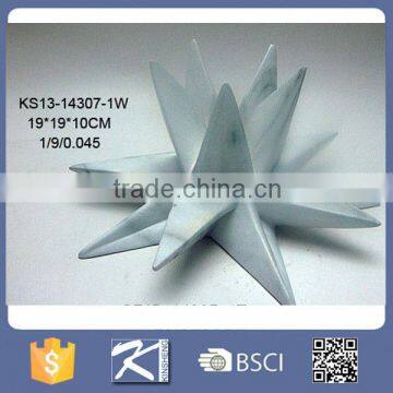 Imitational marble stoneware ceramic plant home decorations