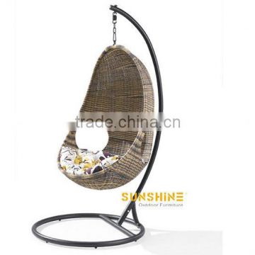 rattan /wicker garden swing egg chair -hanging furniture