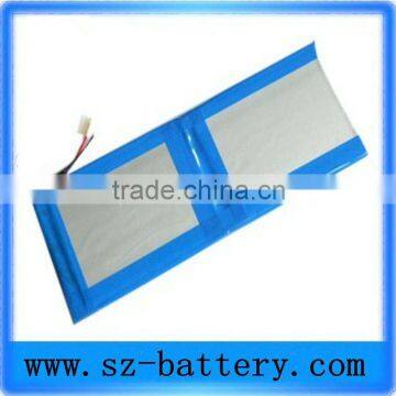 Rechargeable 3.7V li-po battery 3000mAH for tablet PC