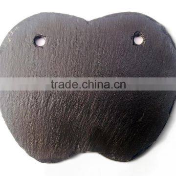 Eco-friendly Natural Black Slate Chalk Writing Board With Customized Shape photo-4