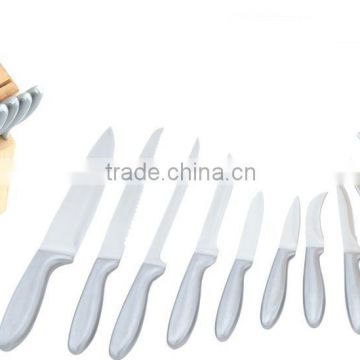 Stainless Steel Knife Set -18Pcs With Wooden Block