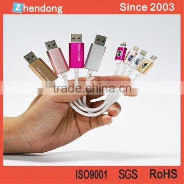 usb flash memory drive data cable, usb flash driver for ipad