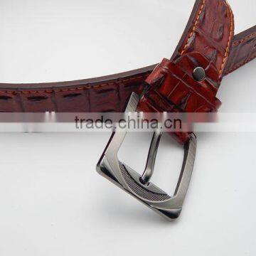 cheap price PU leather belt for men timing belt cow hide factory direct eco-friendly material