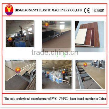 CE passes China new PVC cabinet foam board extrusion line(SJSZ80/156)(in stock)