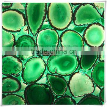 Precious Blue Agate Gemstone for Counter Natural Agate Stone Polished Slab for Counter ,table