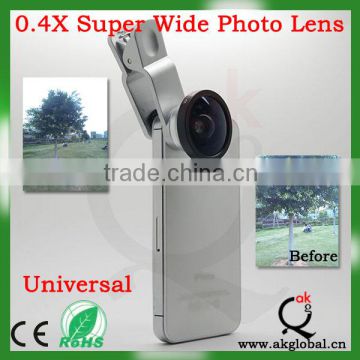 supplier universal 0.4xsuper wide angle lens for smartphone