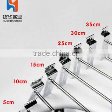 Huohua Good Quality Single Prong Metal Chrome Hanging Display Plate Hook photo-2
