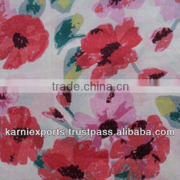 Liberty flower prints Cotton 100% Printed Fabrics with Beautiful small & Big flowers , draping fabrics home curtains fabric