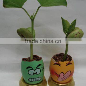 Easter eggs planter,ceramic magic egg,festival decoration,toys for kid