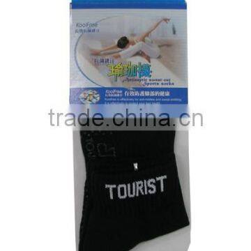 Deodorant Knitting Women Anti Slip Yoga Socks photo-3