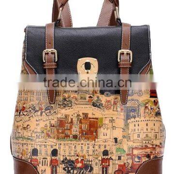 Latested cartoon casual women backpack