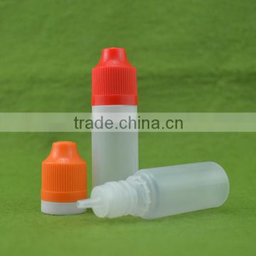 stock !!! 10 ml pe vape oil bottle with child safety cap