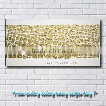 knife textured golden modern decorative painting