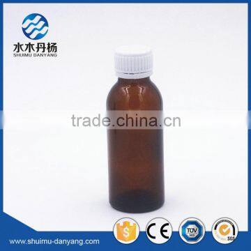 Amber 100ml pharmaceutical use glss bottle