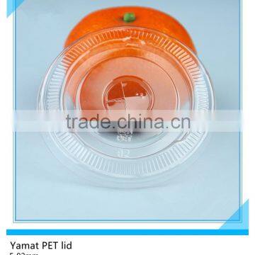 Flat Plastic Lid/PET Plastic Flat Lid for Sauce