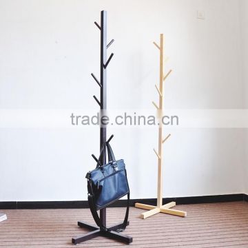 Wooden cloth display stand rack