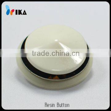 custom cap shaped resin shank button for coats