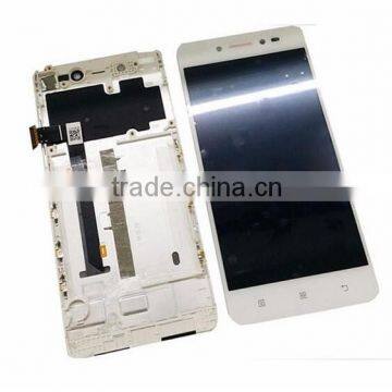 White Original LCD Display Screen For LENOVO S90 S90-T S90-U S90-A LCD+Touch Screen Digitizer+frame