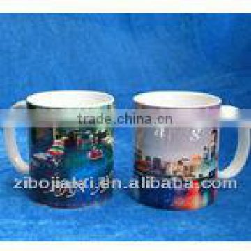 11oz Ceramic Straight Shape Sublimation Coated Image Mug for Promotion