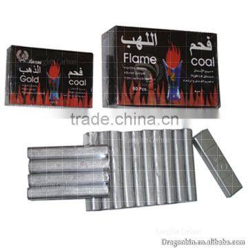 flame coal , silver charcoal, shisha charcoal, hookah charcoal