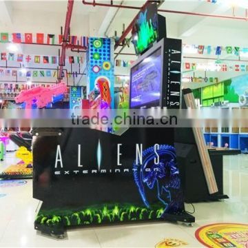 Amusement coin operated electronic indoor arcade shooting simulator game machine with gun for game center in China