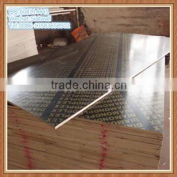 China cheap recycled one time press logo 18mm film faced plywood