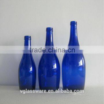 blue glass bottles for water glass bottle wholesale