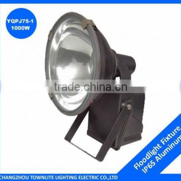 round E40 IP65 1000w Metal Halide Floodlight Fitting