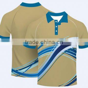 Custom 2014 COOL dry new style Sports jacquard collar polo shirt