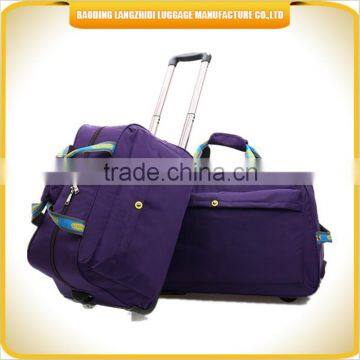 travelers duffel bag with trolley fashion duffle bag travel trolley case