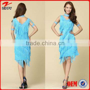 2014 Hot-selling Women Latin Dance Dress Women & Latin Dance Practice Dress & Salsa Dance Performance Dresses Quality Choice photo-2