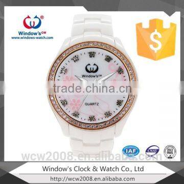 fancy ceramic watch for lady original design watch