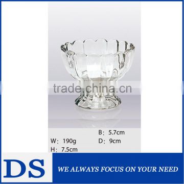 Lutos flower shaped ice cream cup , dessert glass cup,yogurt glass cup