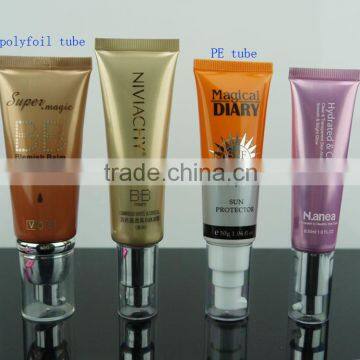 airless pump tube bb cream packaging tubes