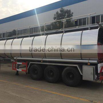 High Performance 40cbm Stainless Steel Edible Oil Tanker Semi Trailer photo-5