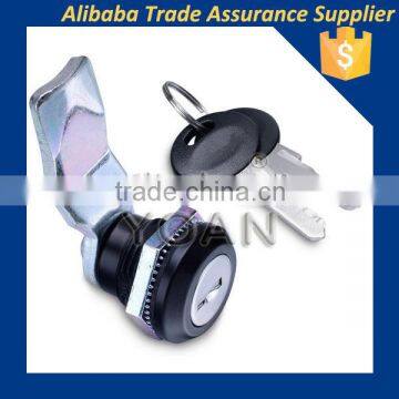 Reliable safety tubular metal cabinet lock