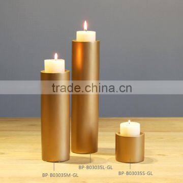 Factory price handmade gold candle holders candle stickers                        
                                                Quality Choice