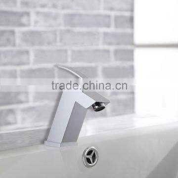 Fashionable Long Neck Chrome Plated Single Lever Basin Mixer photo-3