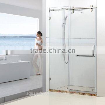 China Hinge Open Tempered Glass Shower Door photo-5